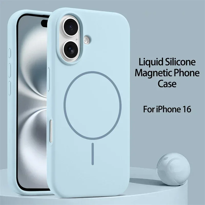 Luxury Silicone MagSafe Case for iPhone