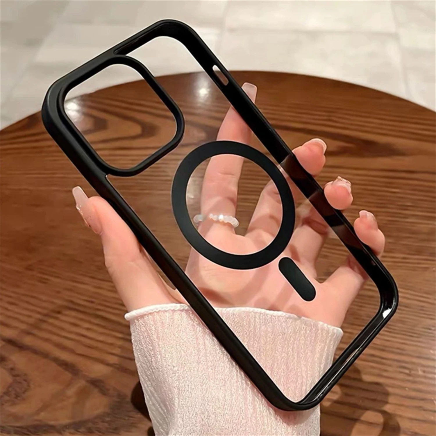 Luxury Shockproof MagSafe Wireless Charge Case