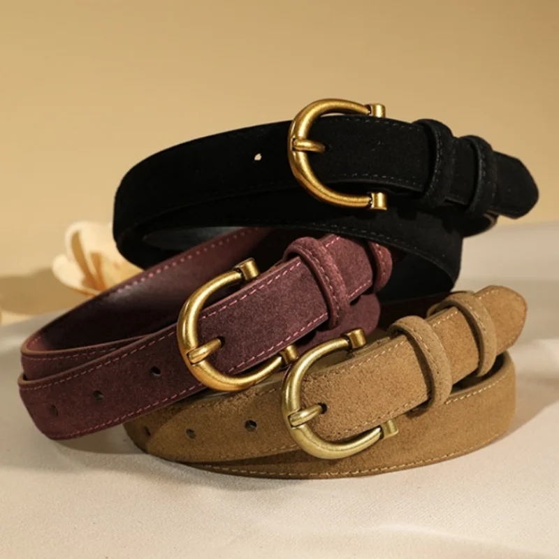 Luxury Suede Belt for Women