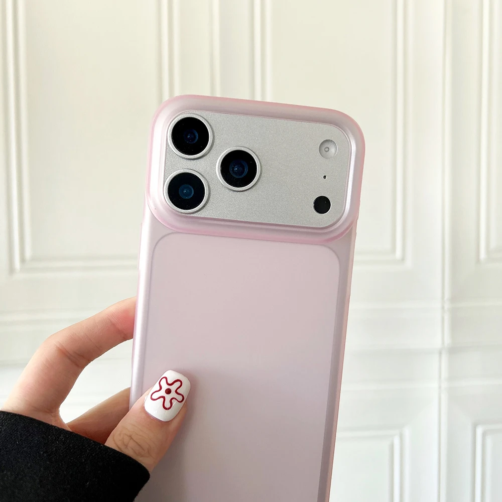 Luxury Transparent Candy Color Case for iPhone