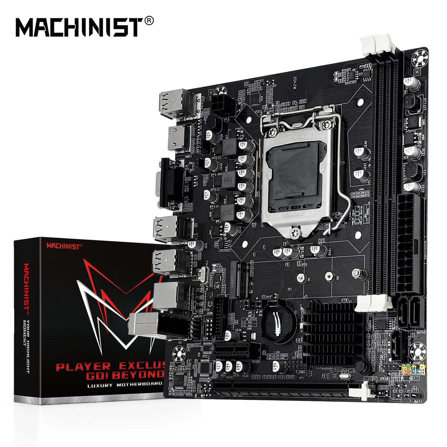 اللوحة الأم MACHINIST H61 LGA 1155
