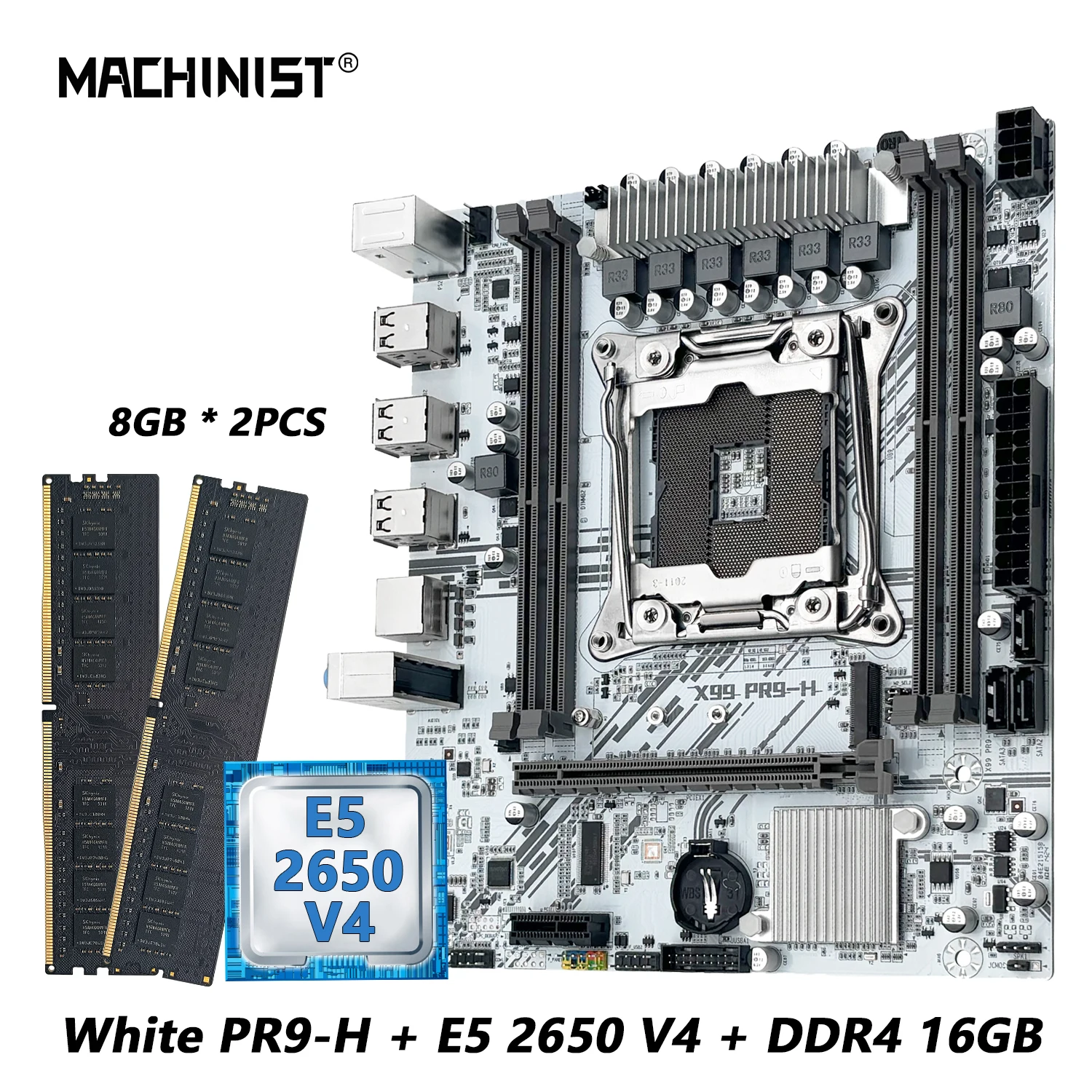 مجموعة اللوحة الأم MACHINIST X99