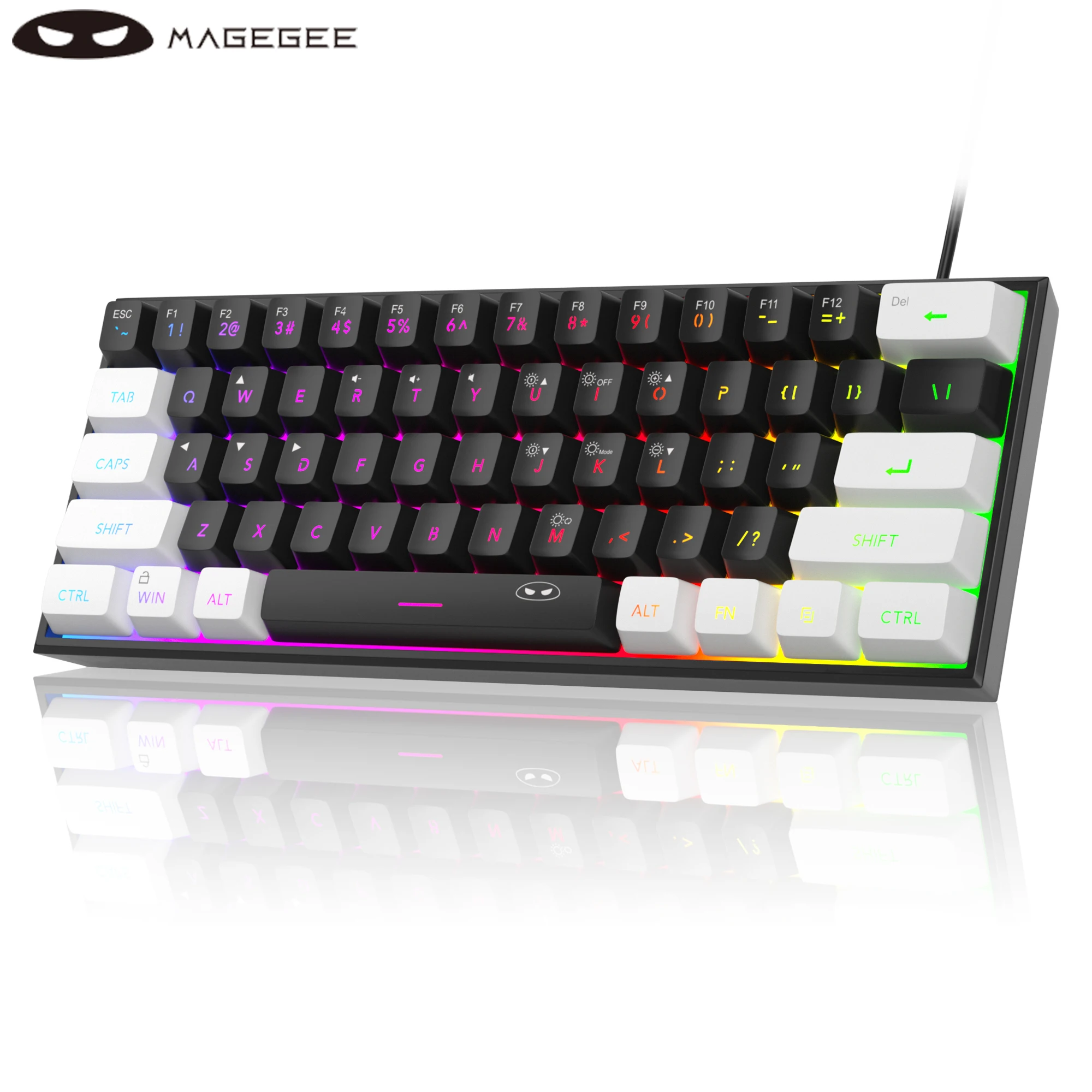 لوحة مفاتيح MageGee TS91 RGB سلكية