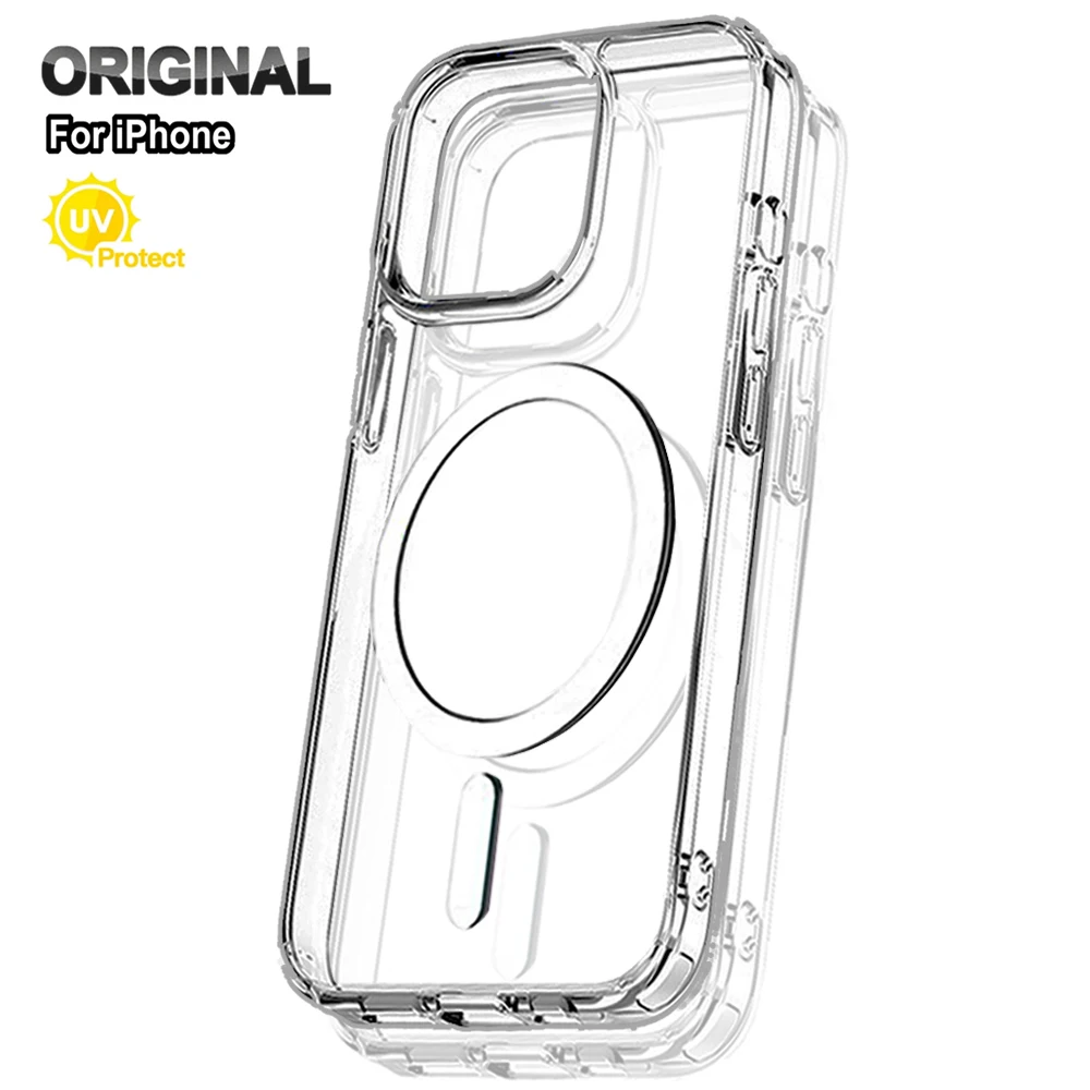 Magnetic Clear Case for iPhone Models