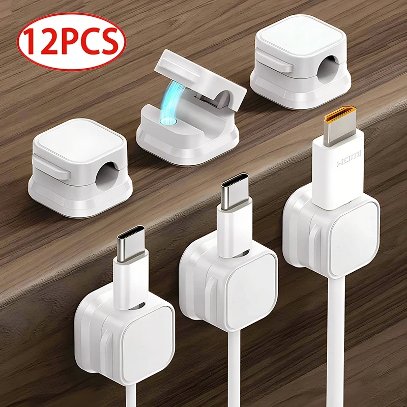 Magnetic Cable Clip Organizer for Desk