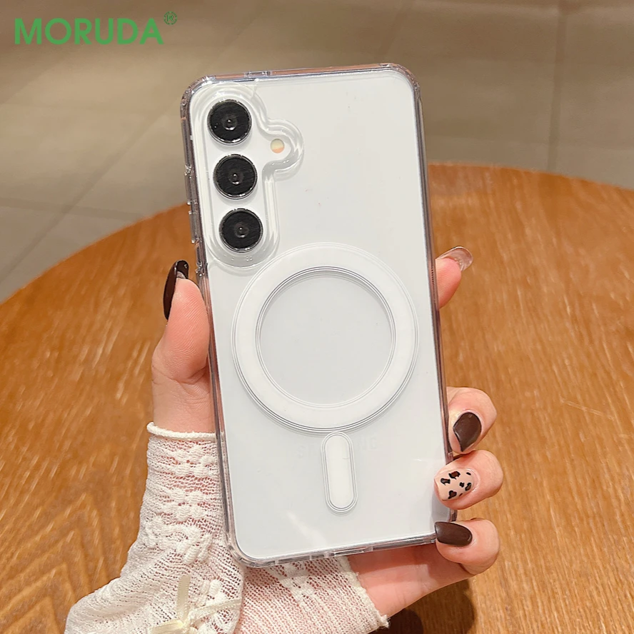 Magnetic Charge Phone Case for Samsung Galaxy