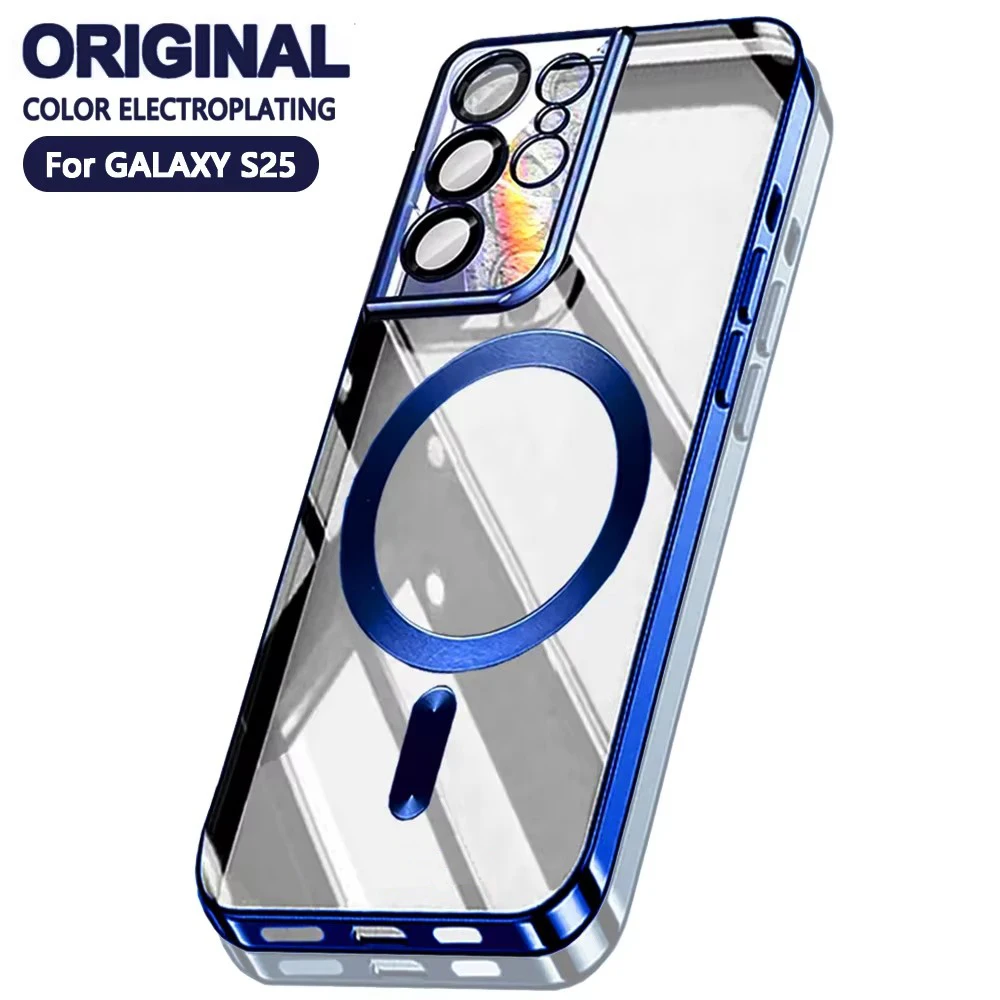 Magnetic Clear Case for Samsung Galaxy