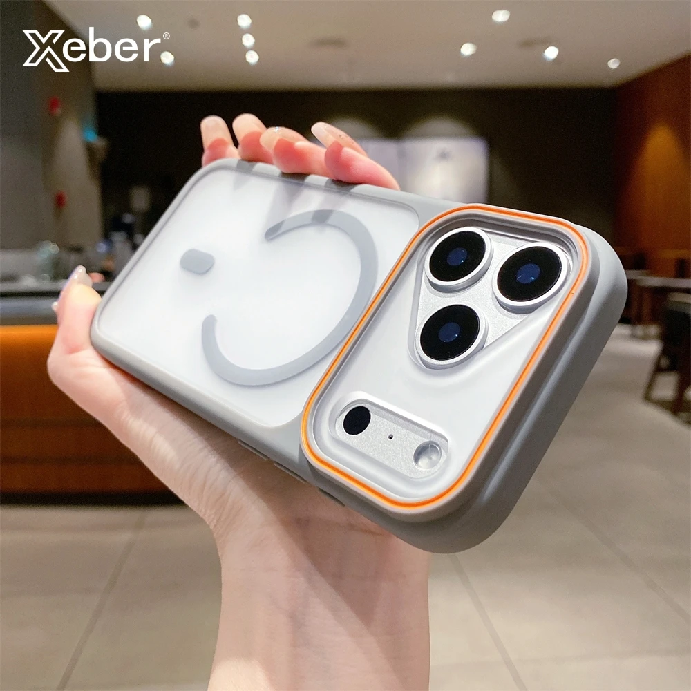 حافظة مغناطيسية شفافة لهواتف iPhone