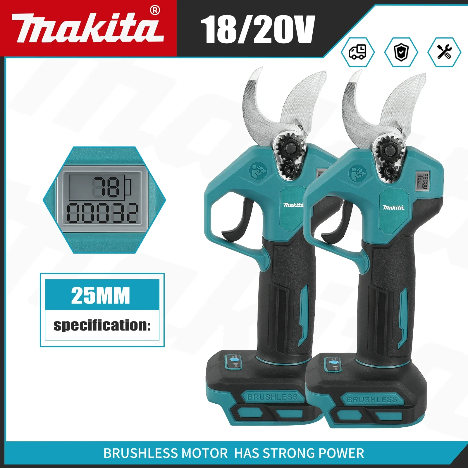 Makita Cordless Brushless Pruning Shears