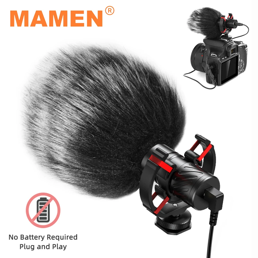 ميكروفون MAMEN الاحترافي للبودكاست والفيديو