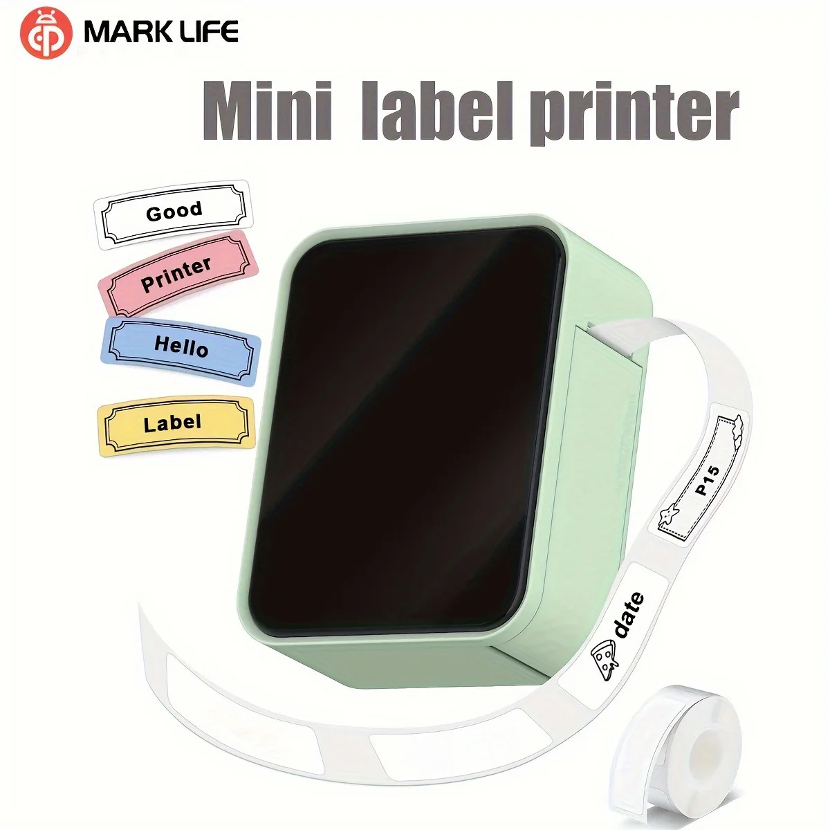 طابعة حرارية محمولة للتسميات MarkLife P15