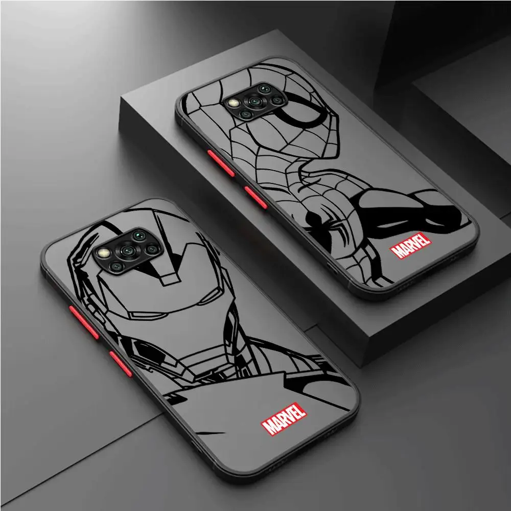 Spiderman Ironman Shockproof Phone Case