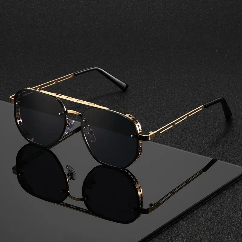Vintage Steampunk Square Driving Sunglasses