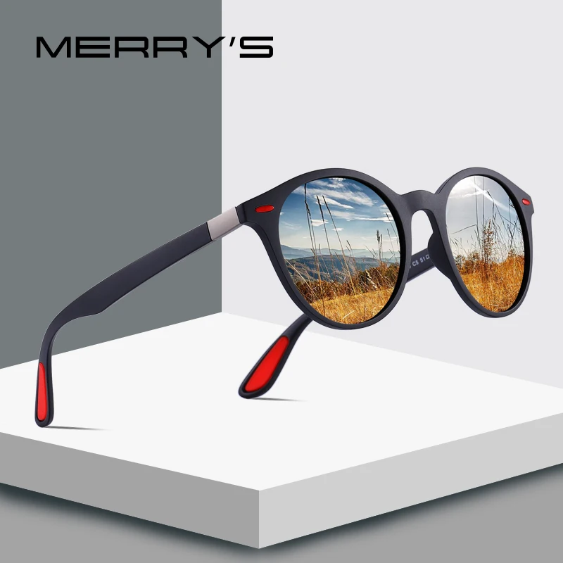 Classic Retro Polarized Rivet Sunglasses