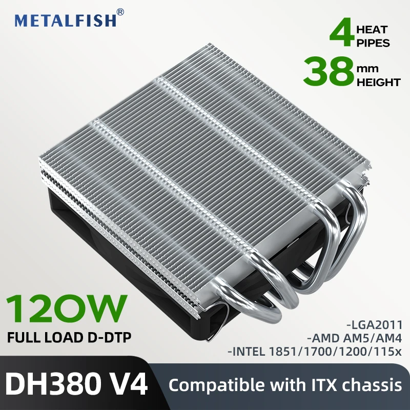 مبرد وحدة المعالجة المركزية METALFISH DH380