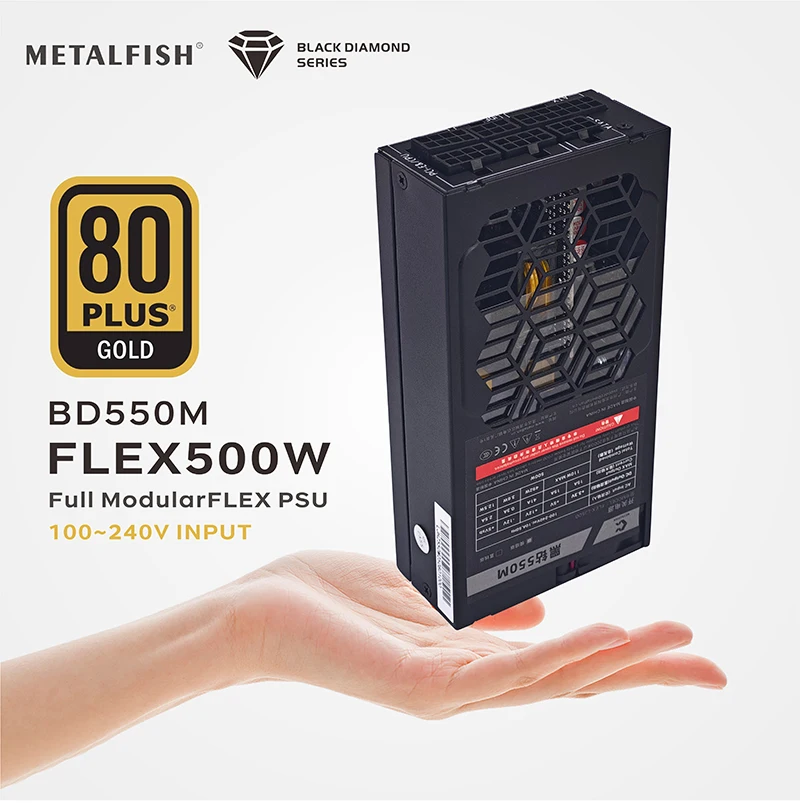 مصدر طاقة METALFISH 500/600W للكمبيوتر