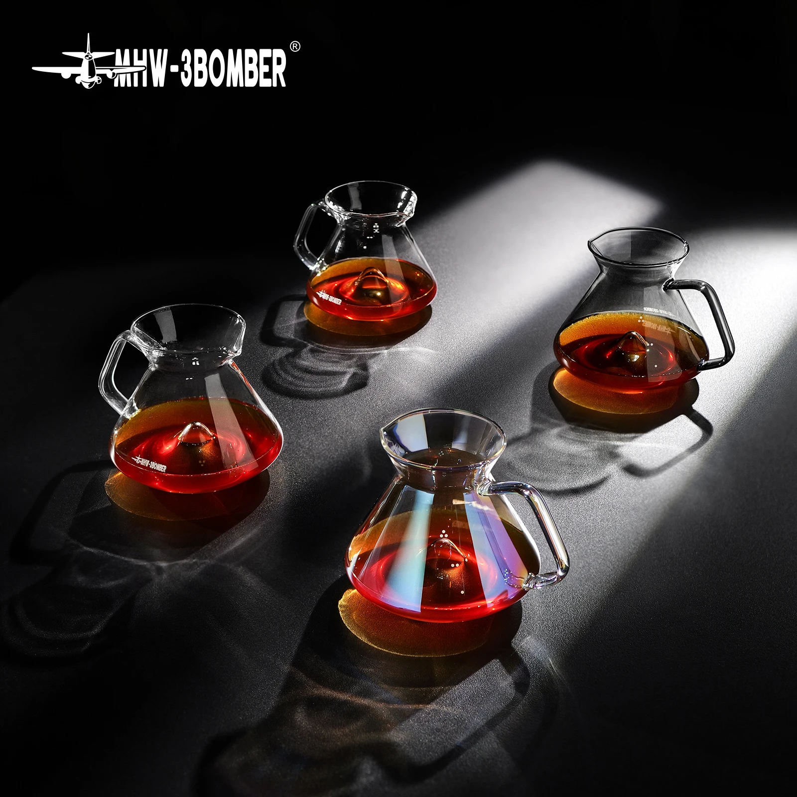 MHW-3BOMBER Hill Pour Over Coffee Server