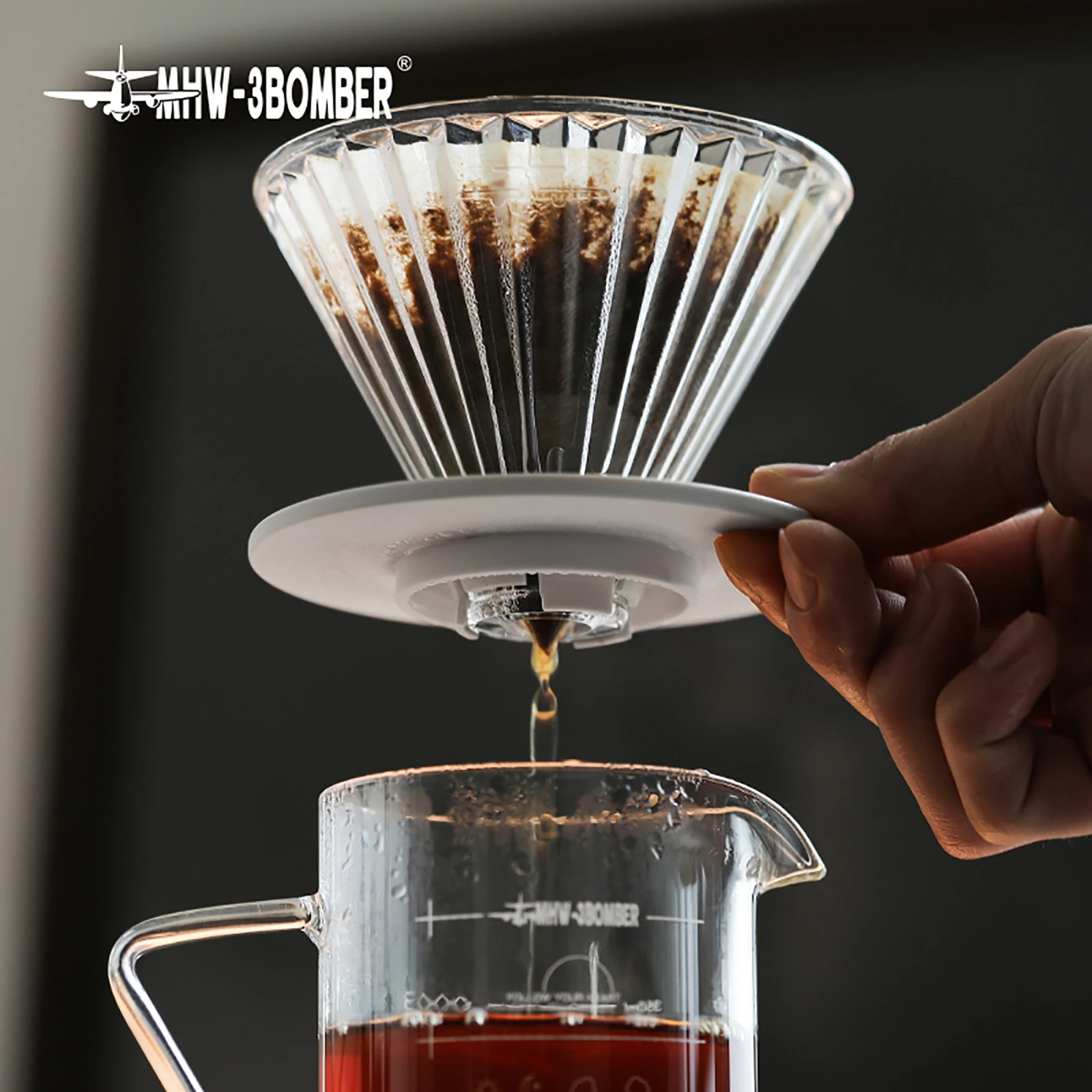 Reusable Glass Pour Over Coffee Filter