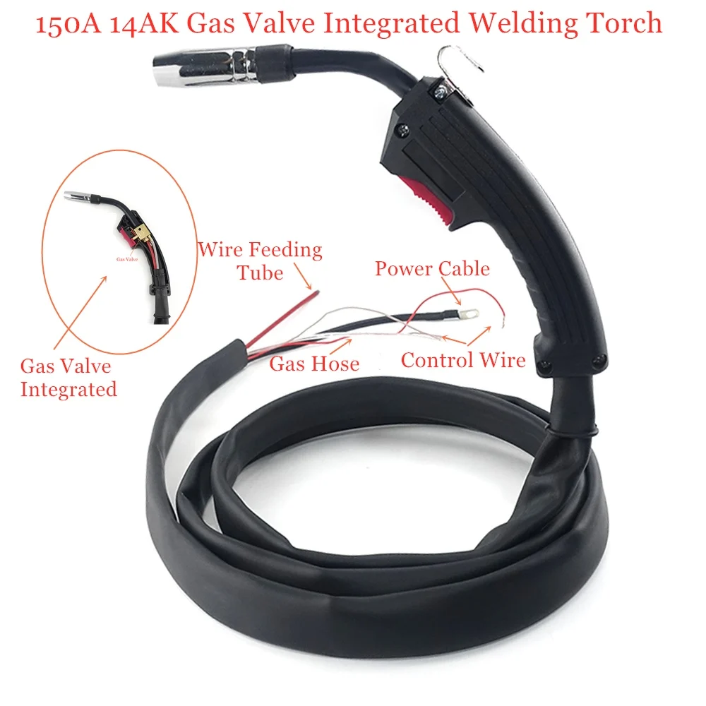 MIG Welding Torch with Gas Valve