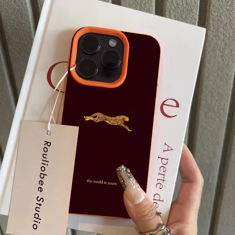 Minimalist Leopard Print Phone Case