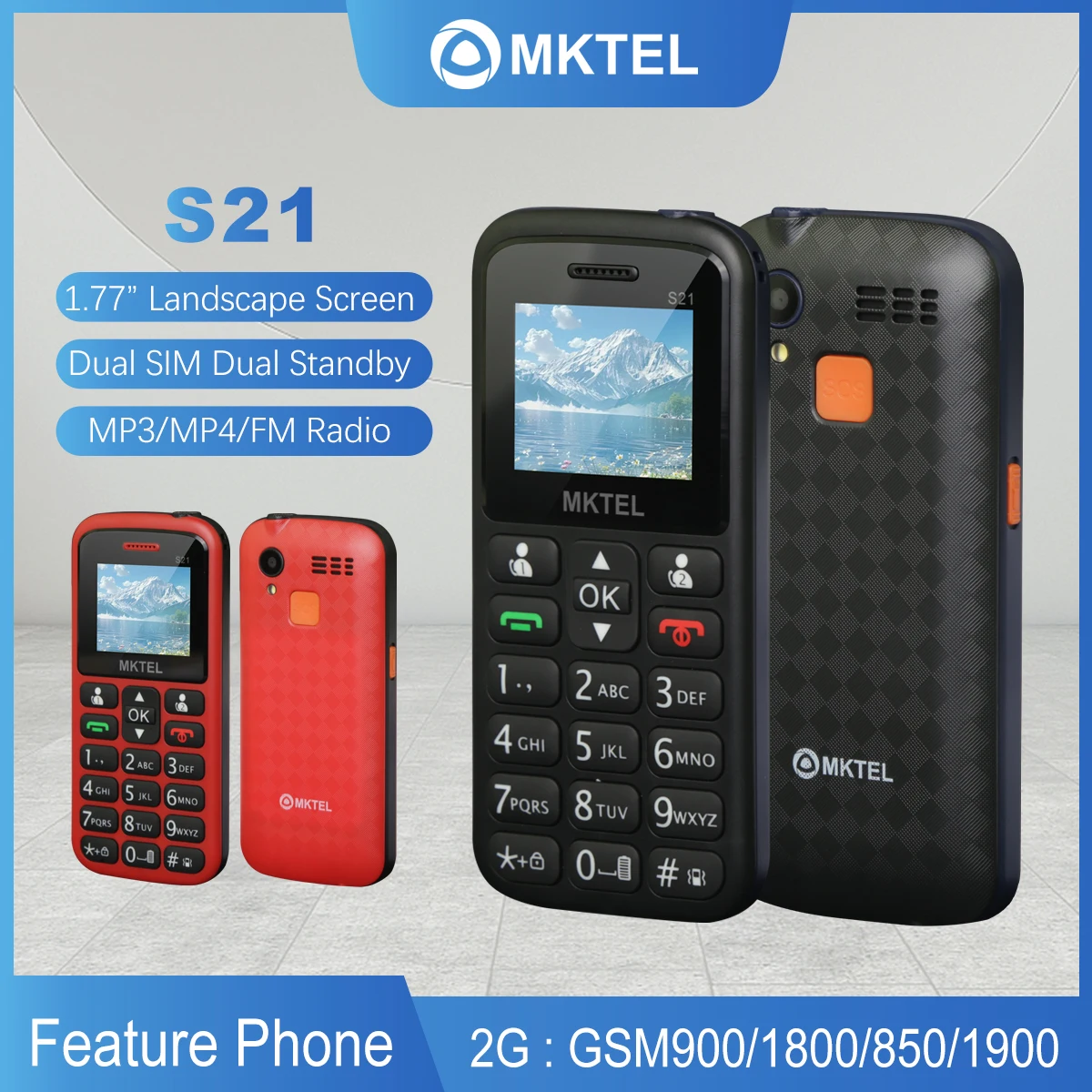 هاتف MKTEL S21 لشريحة مزدوجة