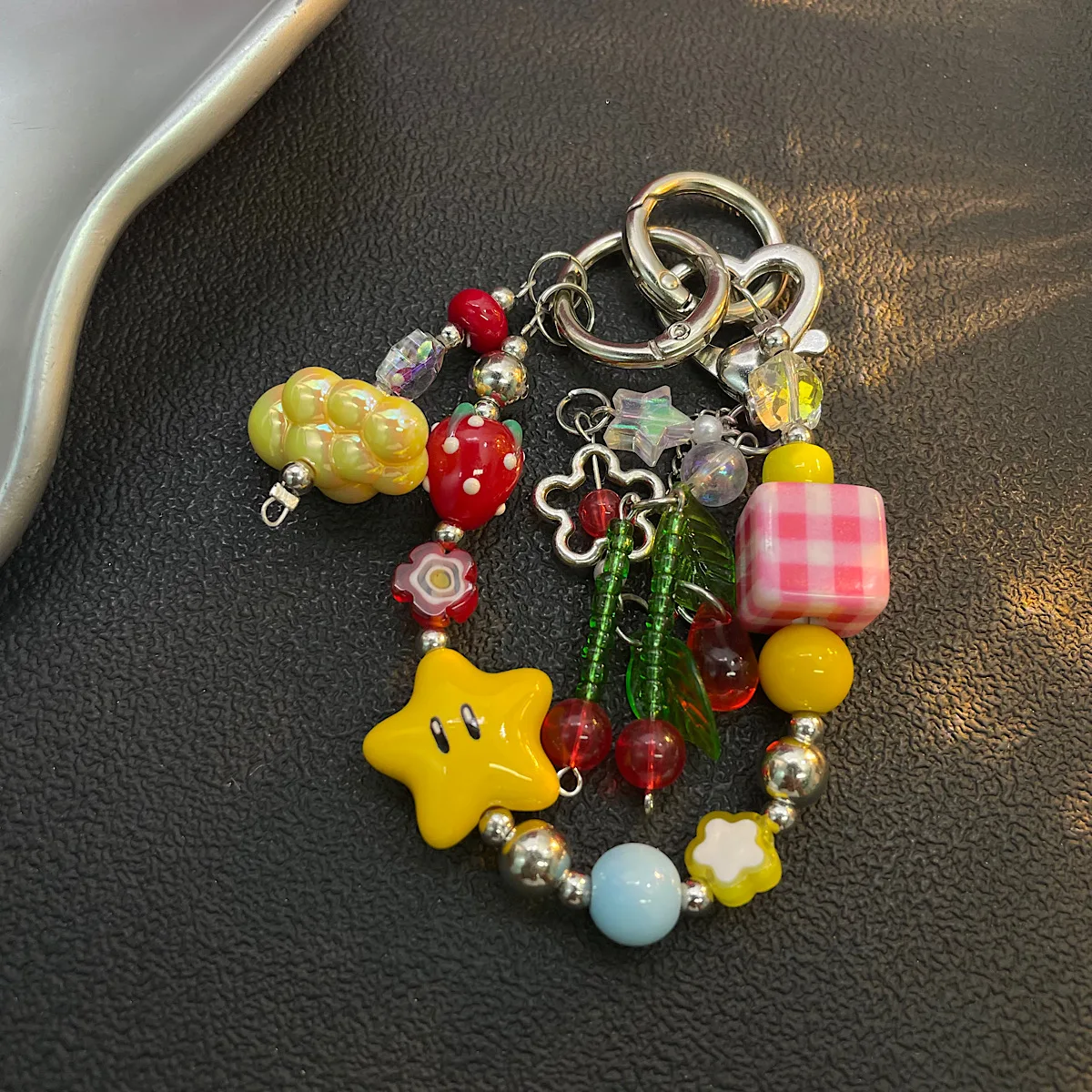 Color Bead Phone Hanging Chain