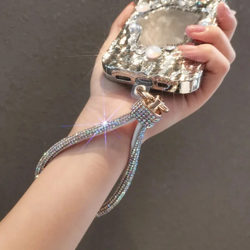 Luxury Rhinestone Mobile Phone Lanyard