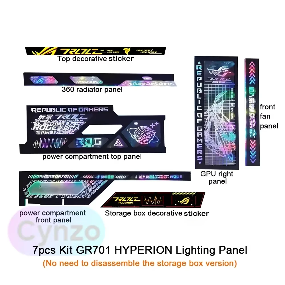 لوحة إضاءة MOD ROG HYPERION لألعاب