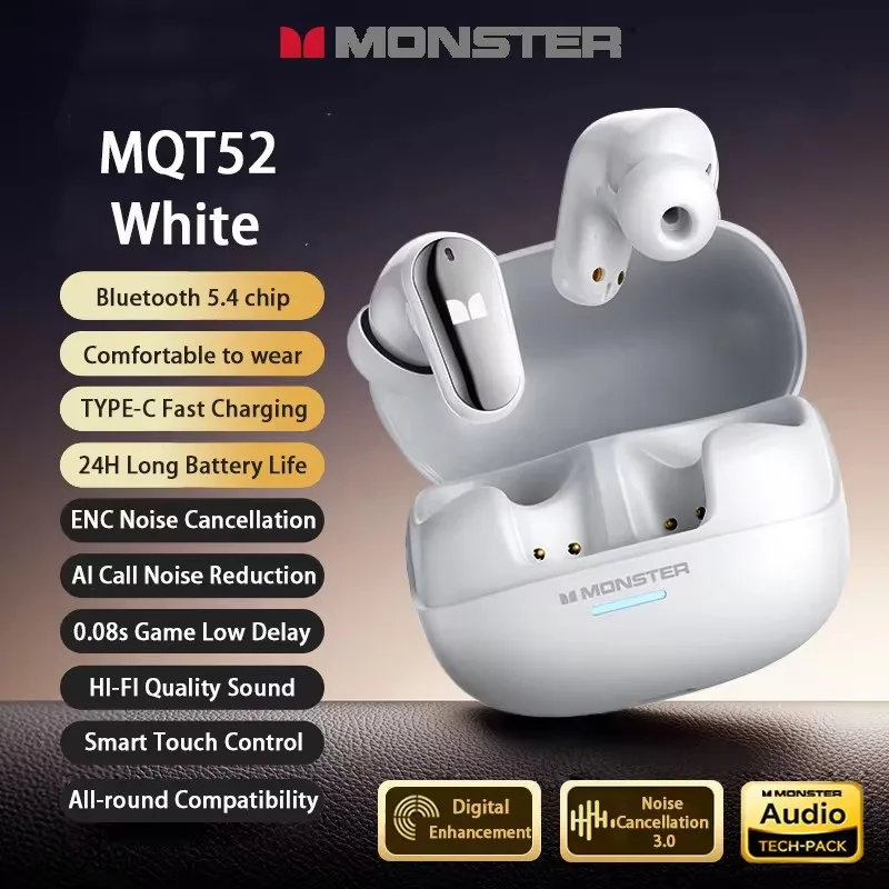 سماعة الألعاب Monster MQT52 اللاسلكية