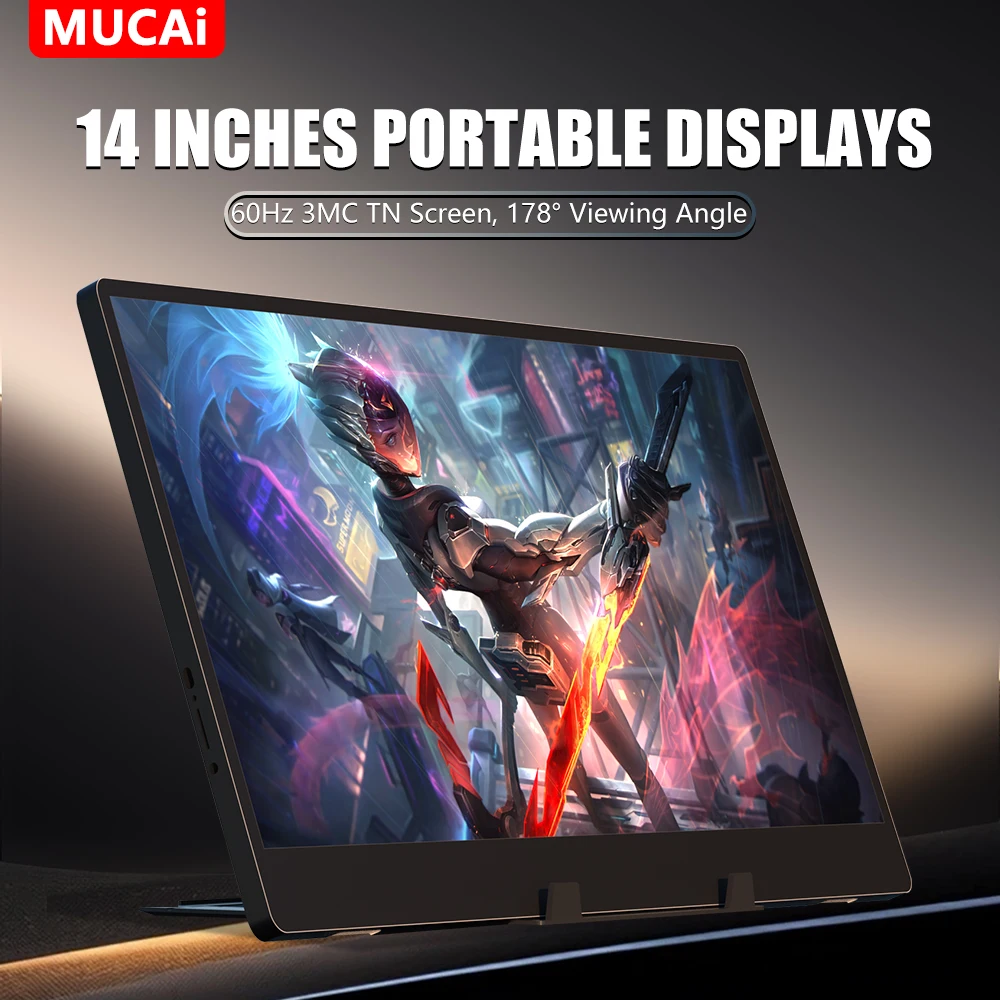 شاشة محمولة MUCAI N140-S36 14 بوصة