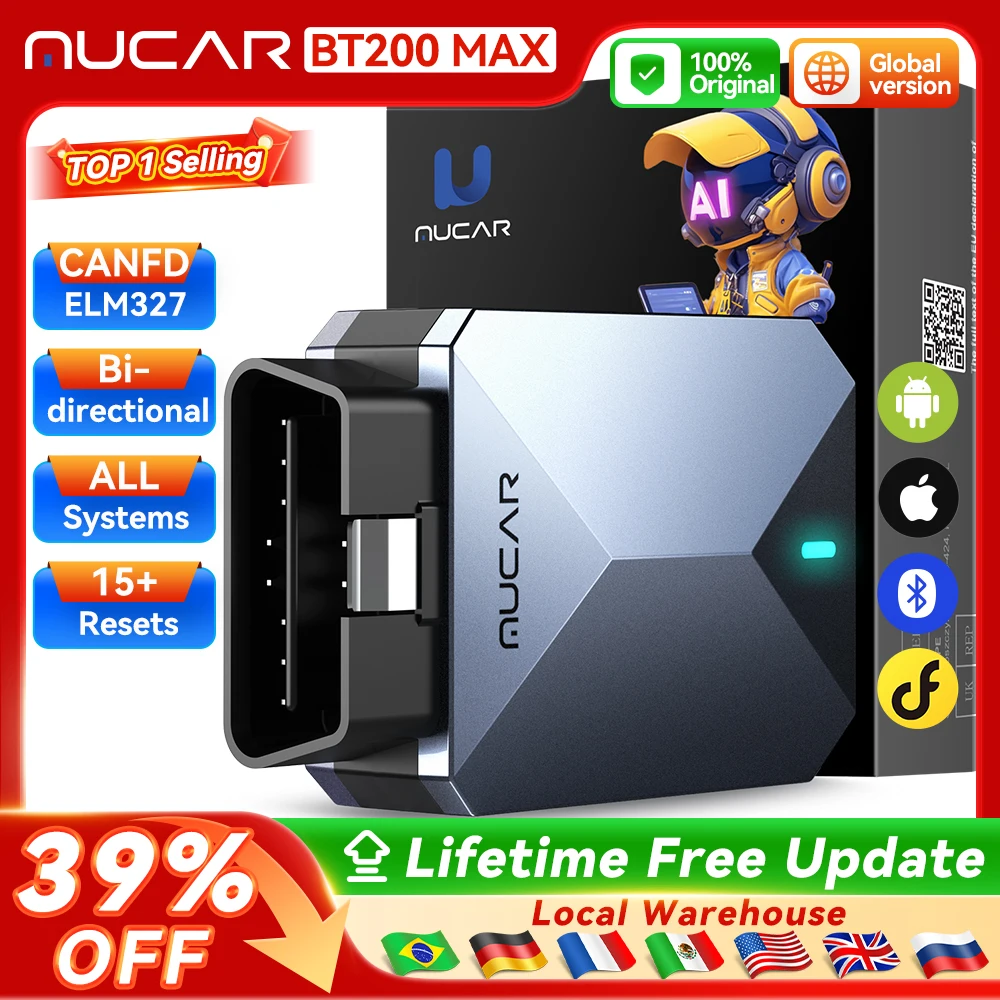 ماسح ضوئي بلوتوث MUCAR BT200 MAX AI