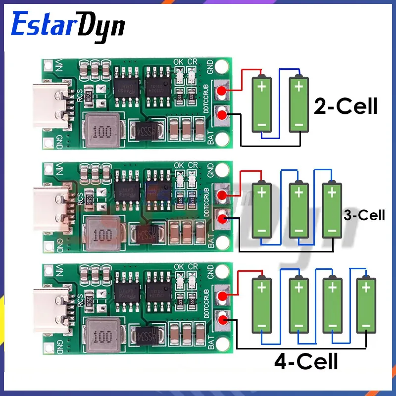 شاحن ليثيوم متعدد الخلايا USB-C