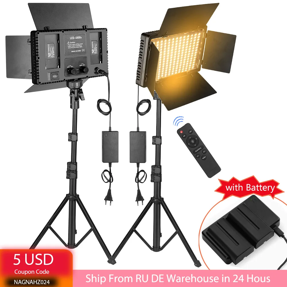 مصباح الفيديو الضوئي Nagnahz U800