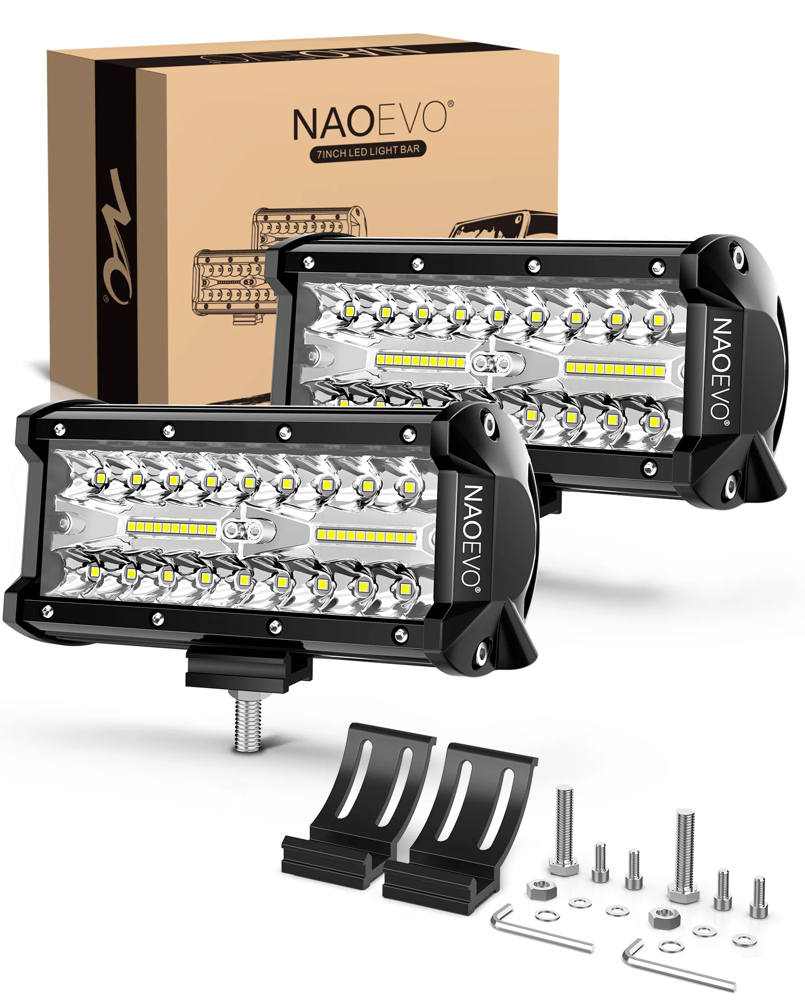 مصباح LED بار 240 واط للطرق الوعرة