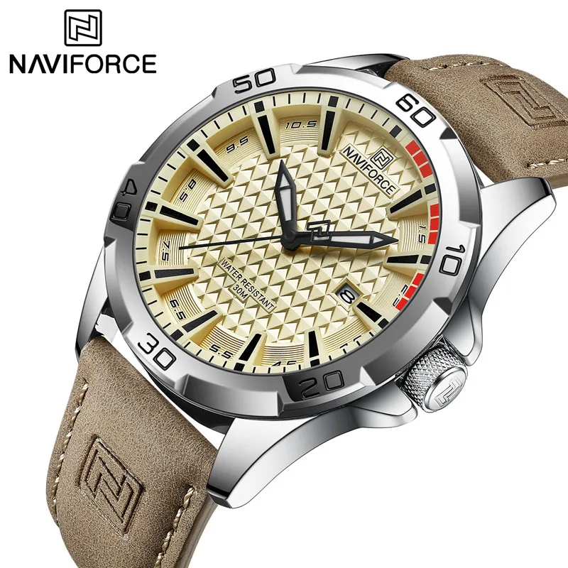 ساعة NAVIFORCE رجال للأعمال الرياضية