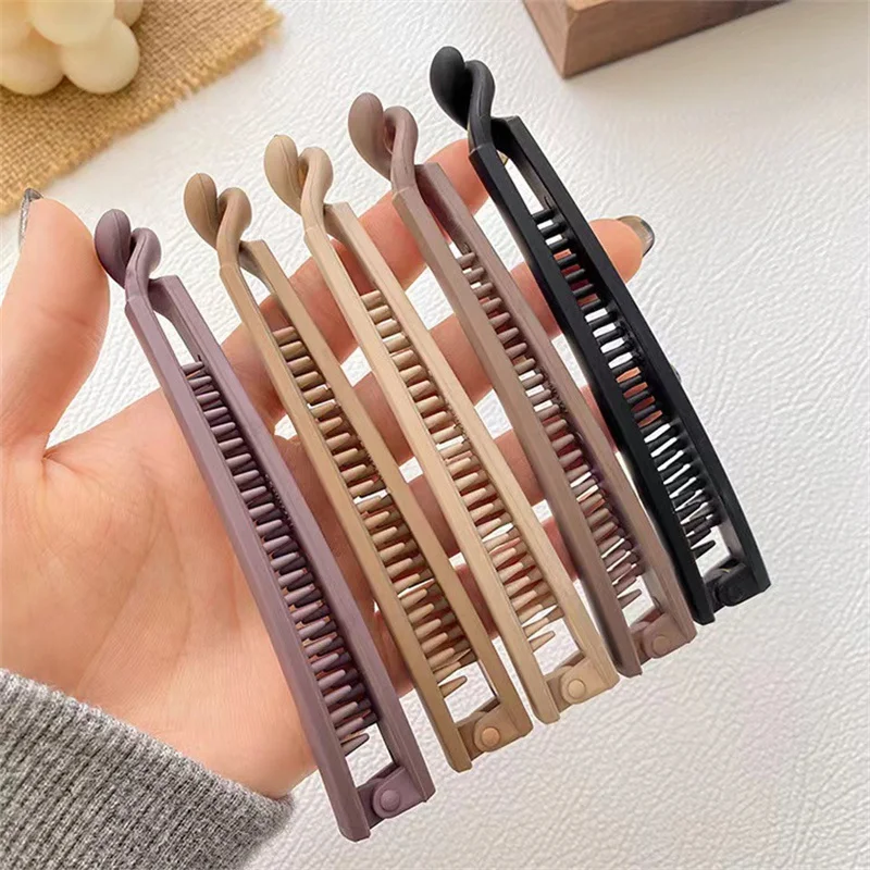 Elegant Acrylic Banana Hair Clips for Women