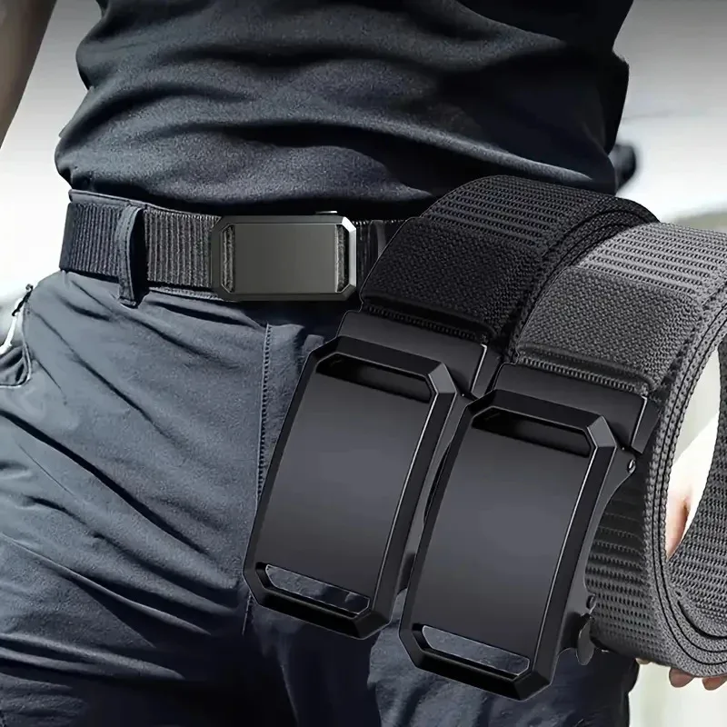 Canvas Tactical Belt for Work and Outdoor