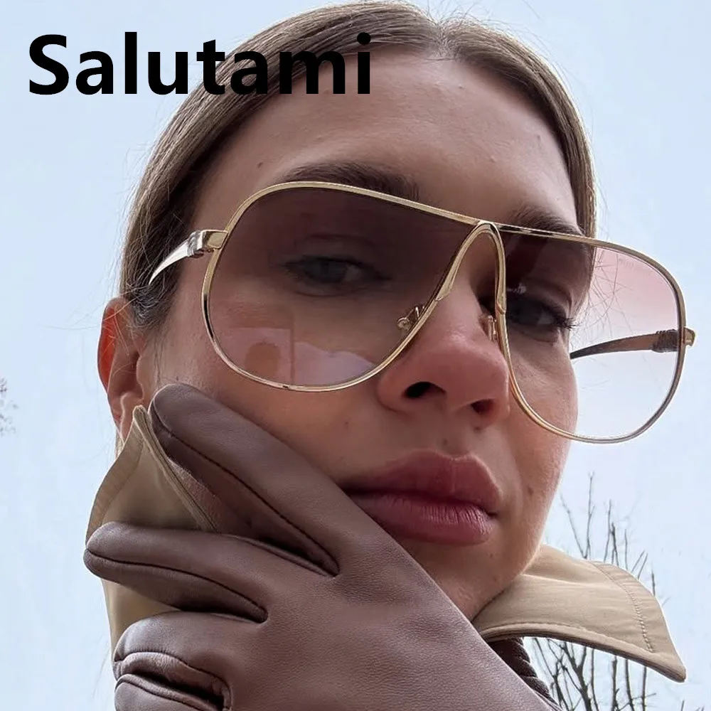 Oversize Vintage Square Sunglasses for Women
