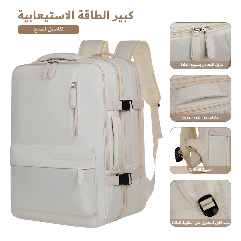 Versatile Airplane Travel Laptop Backpack