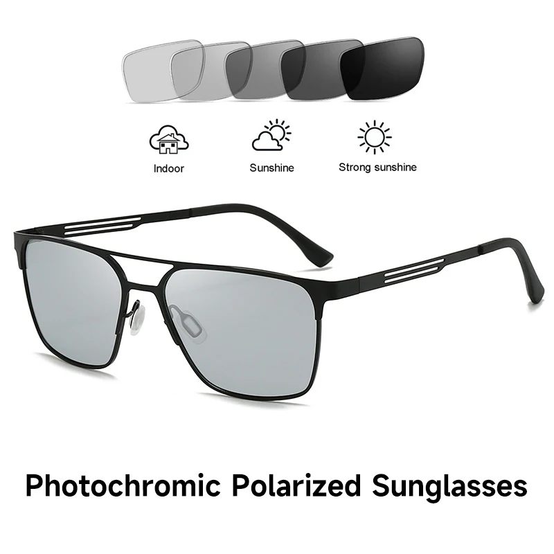 High Quality UV400 Photochromic Polarized Sunglasses