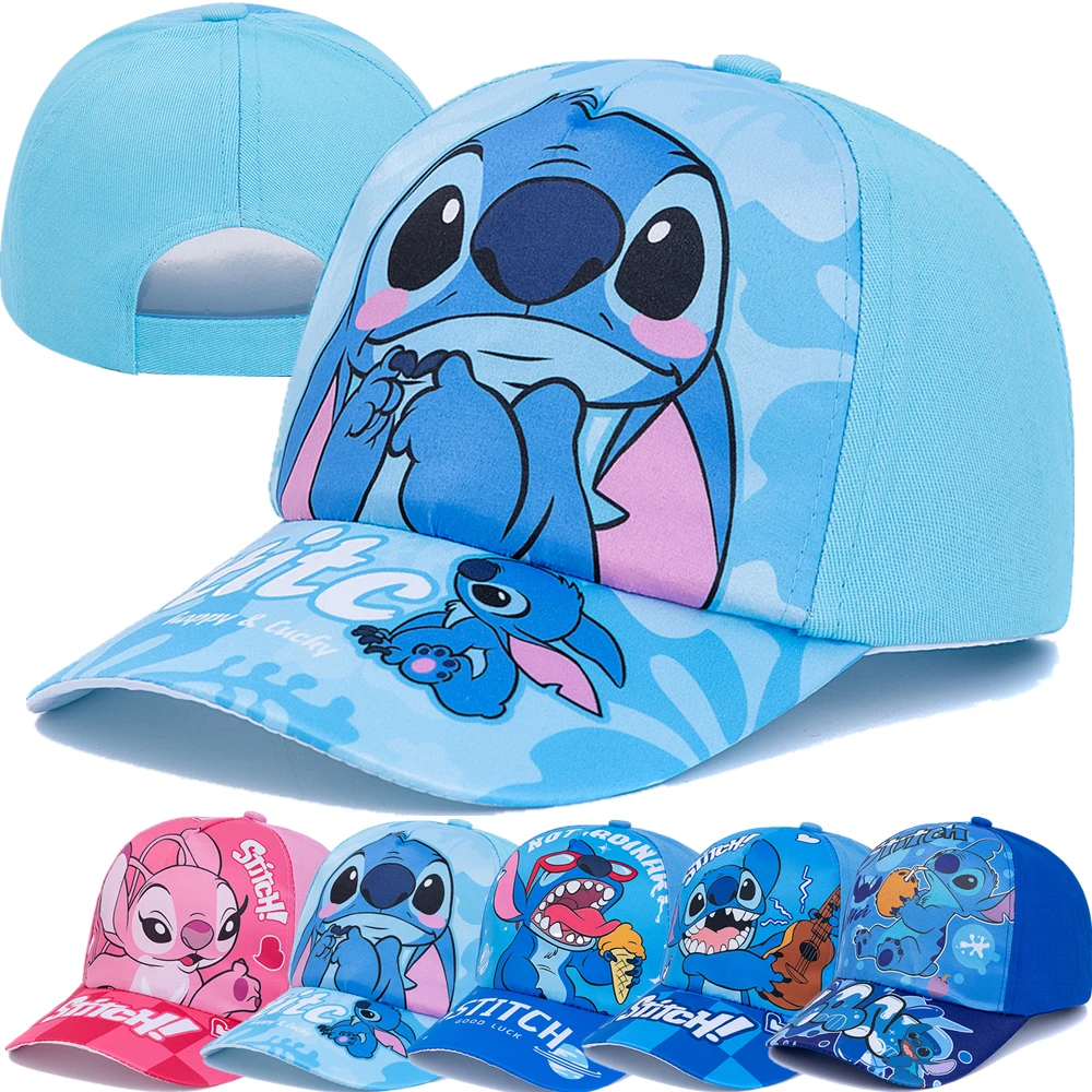 Children’s Cartoon Stitch Printed Baseball Cap