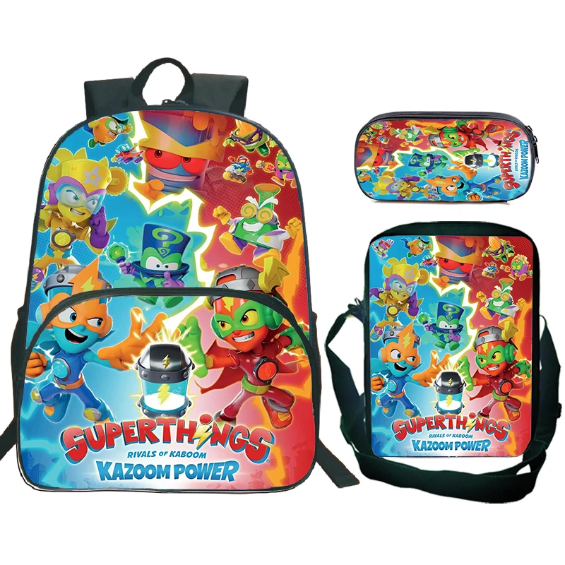 Cool Superthings Cartoon Backpack Set
