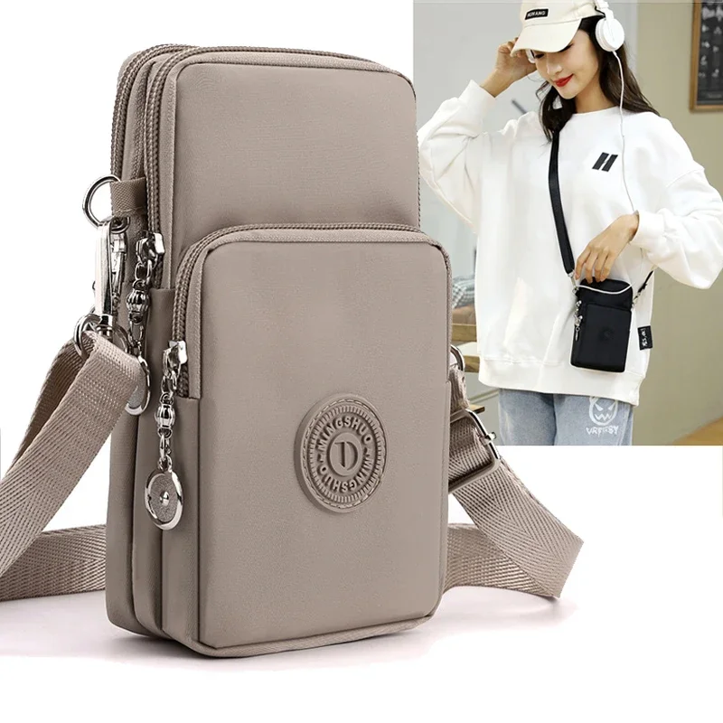 Stylish Women’s Nylon Phone Crossbody Bag