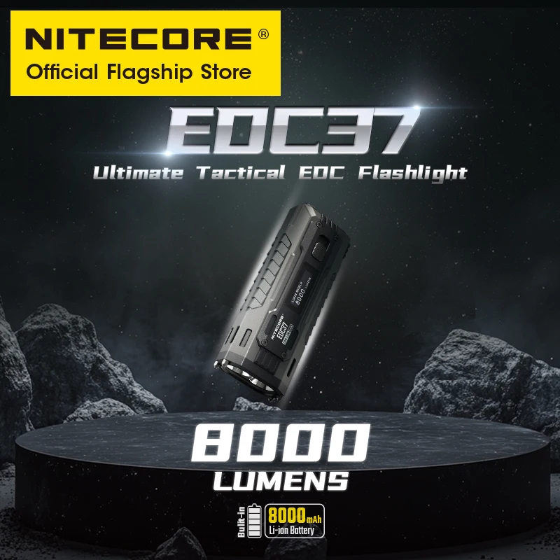 مصباح يدوي NITECORE EDC37 القوي