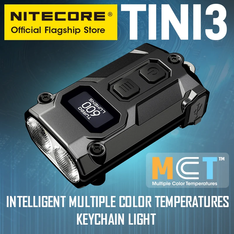 مصباح يدوي NITECORE TINI3 القابل للشحن