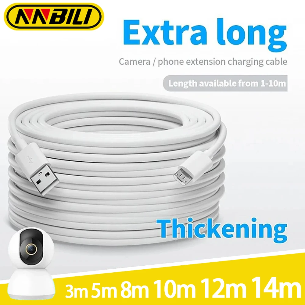 Extended Micro USB Charging Cable for Android
