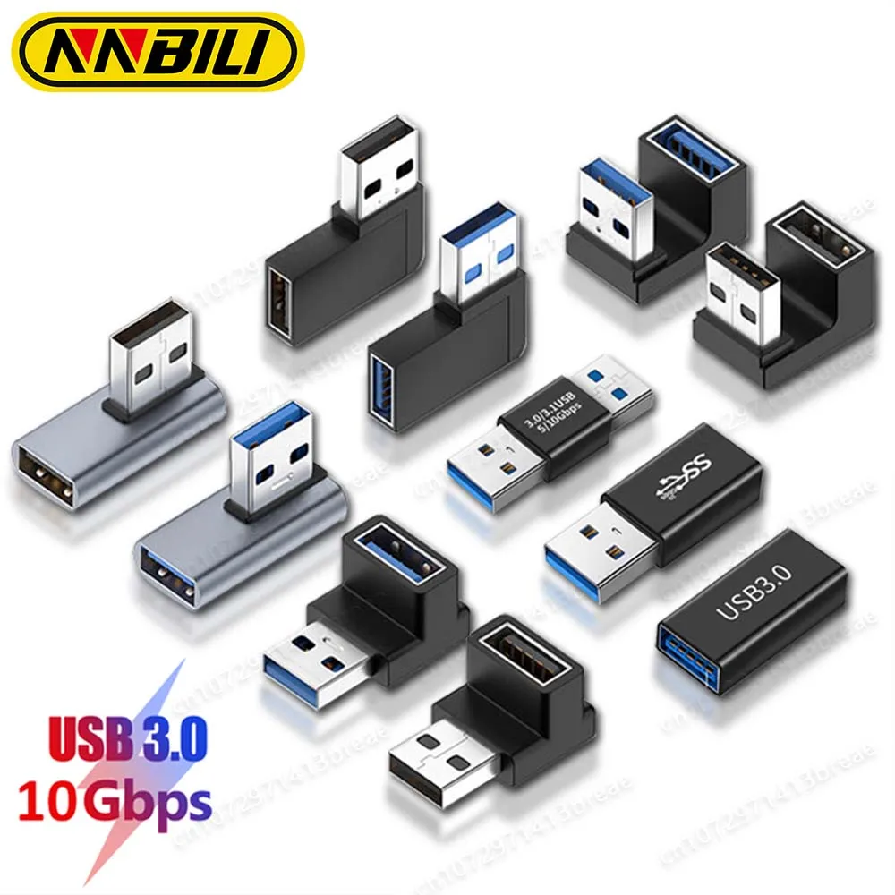 90 Degree Right Angle USB 3.0 Adapter
