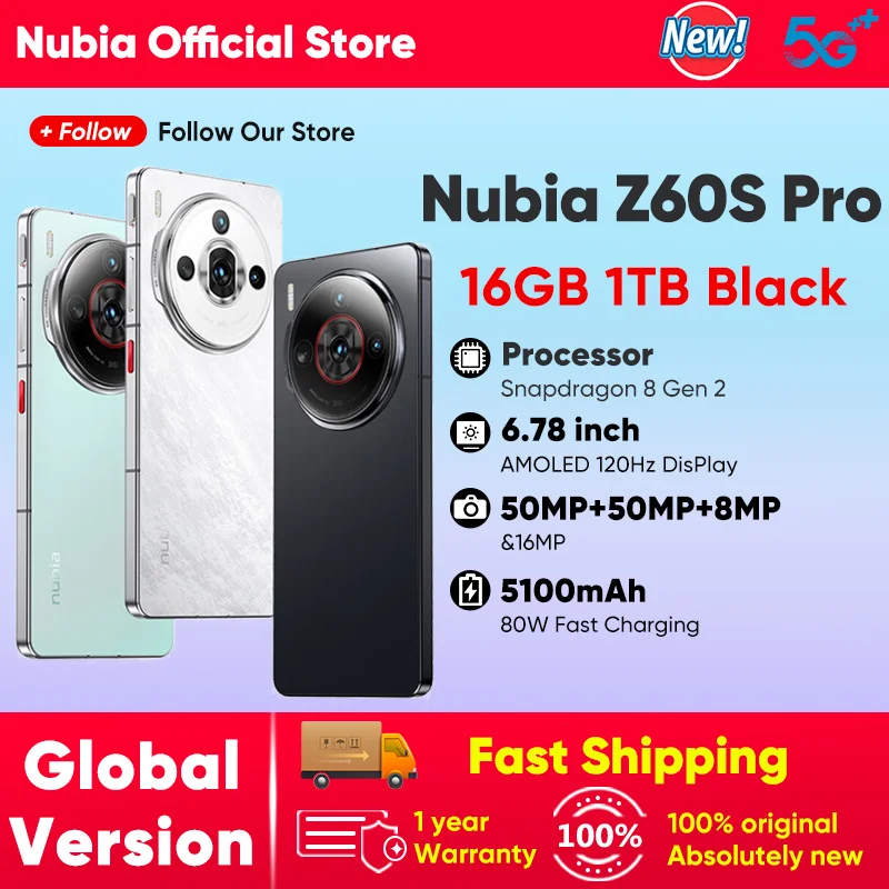 هاتف Nubia Z60S Pro 5G الذكي