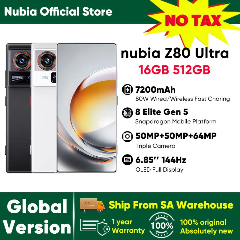 هاتف Nubia Z80 Ultra 5G الذكي