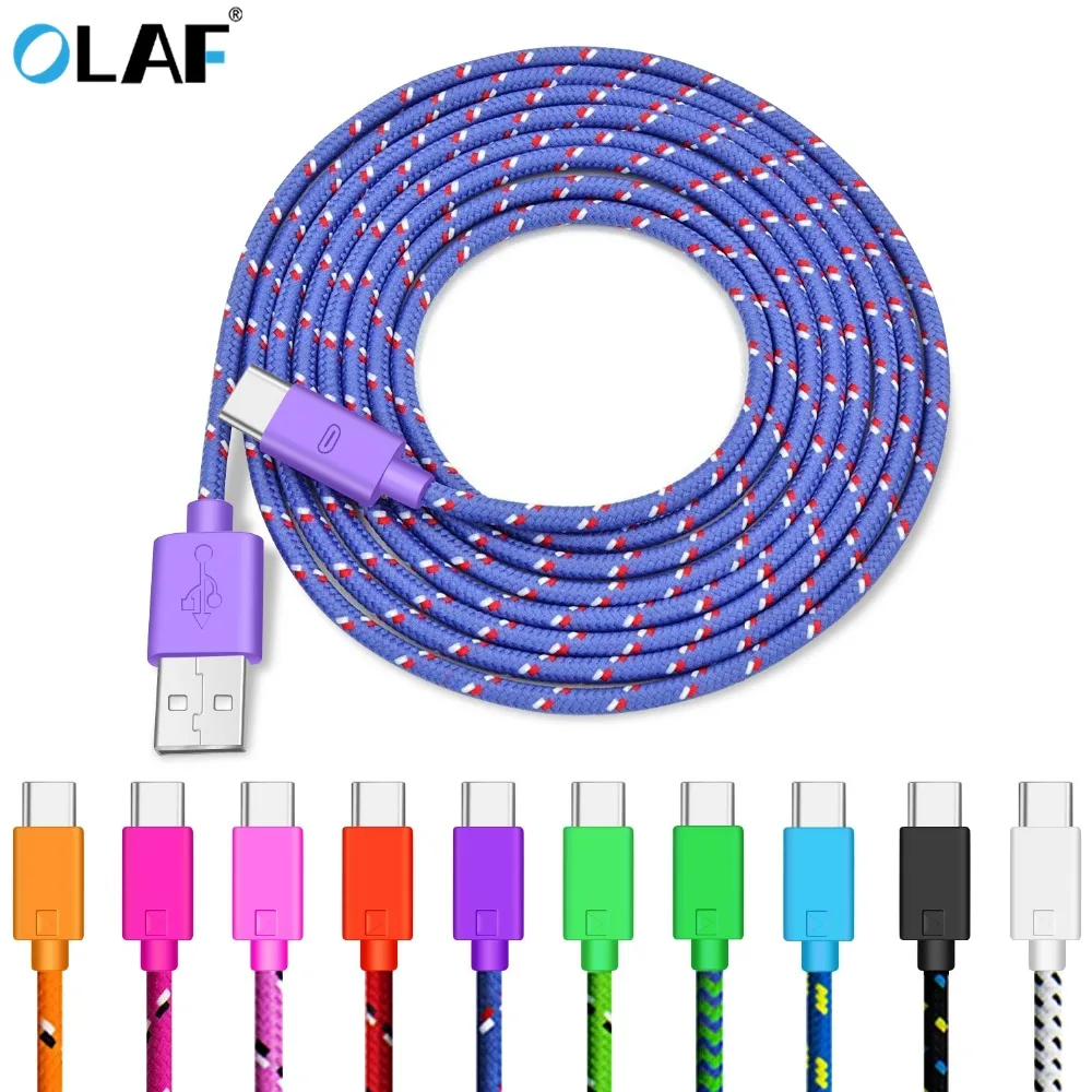 OLAF Nylon Braided USB Type C Cable